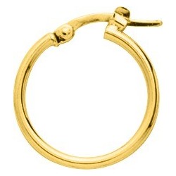 BOUCLES D'OREILLES PLAQUE OR