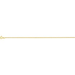 CHAINE PLAQUE OR