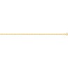 CHAINE PLAQUE OR