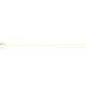 CHAINE PLAQUE OR