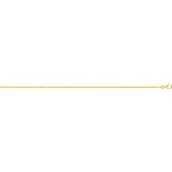 CHAINE PLAQUE OR