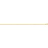 CHAINE PLAQUE OR
