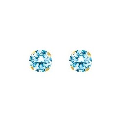 BOUCLES D'OREILLES PLAQUE OR