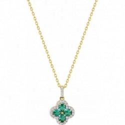 COLLIER PLAQUE OR