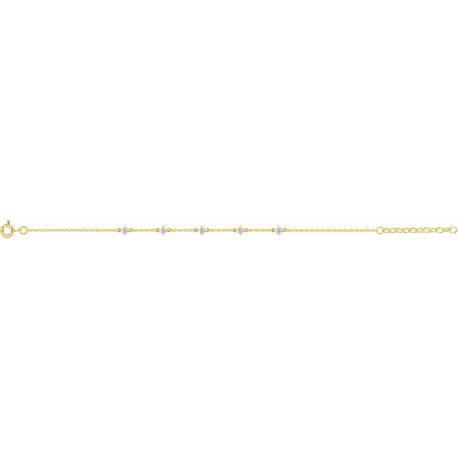 BRACELET PLAQUE OR