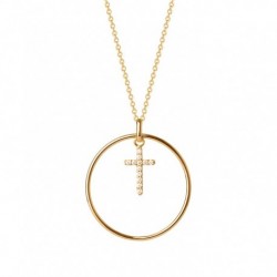 COLLIER PLAQUE OR