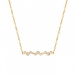 COLLIER PLAQUE OR
