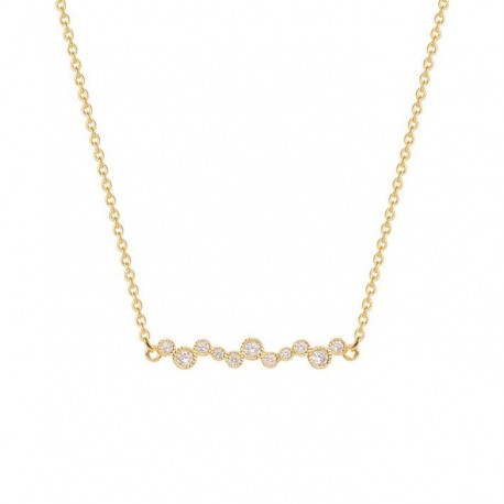 COLLIER PLAQUE OR