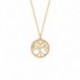 COLLIER PLAQUE OR