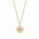 COLLIER PLAQUE OR
