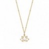 COLLIER PLAQUE OR