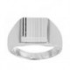 BAGUE ARGENT