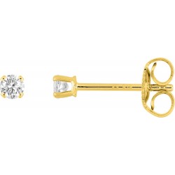 BOUCLES D'OREILLES PLAQUE OR
