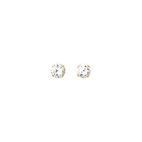 BOUCLES D'OREILLES PLAQUE OR