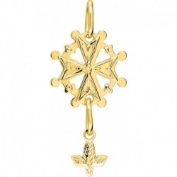 CROIX PLAQUE OR