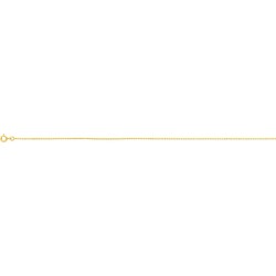 CHAINE PLAQUE OR