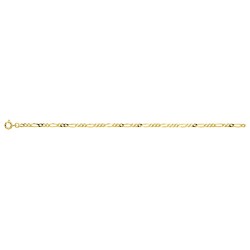CHAINE PLAQUE OR