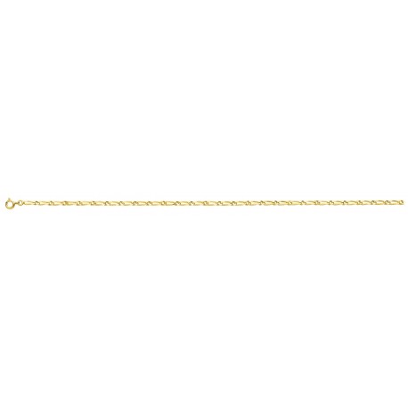 CHAINE PLAQUE OR
