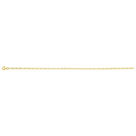CHAINE PLAQUE OR
