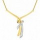 COLLIER PLAQUE OR