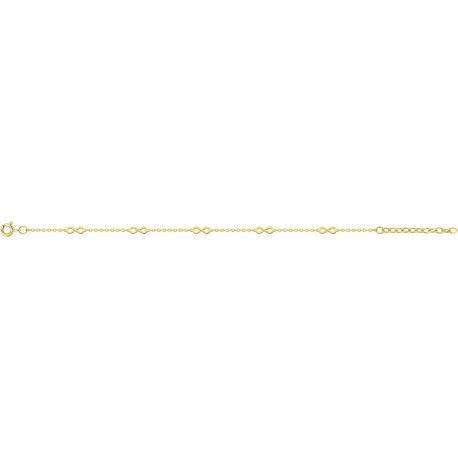 BRACELET PLAQUE OR