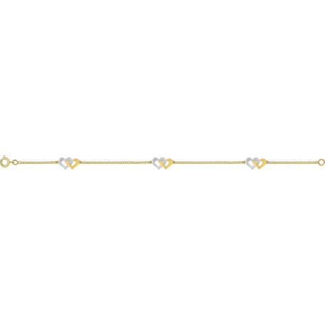 BRACELET PLAQUE OR