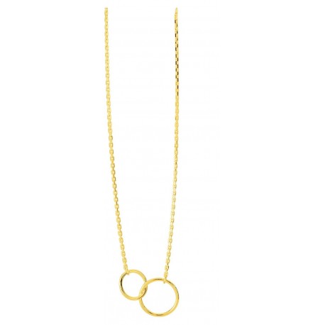 COLLIER PLAQUE OR