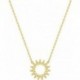 COLLIER PLAQUE OR
