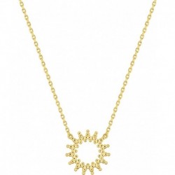 COLLIER PLAQUE OR