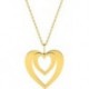 COLLIER PLAQUE OR