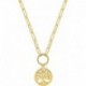 COLLIER PLAQUE OR
