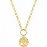 COLLIER PLAQUE OR
