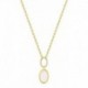 COLLIER PLAQUE OR