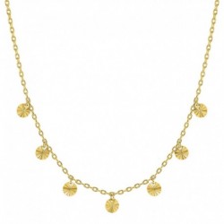 COLLIER PLAQUE OR