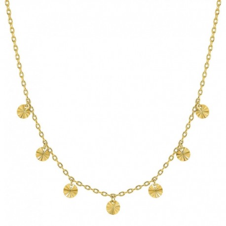COLLIER PLAQUE OR