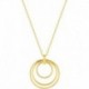 COLLIER PLAQUE OR