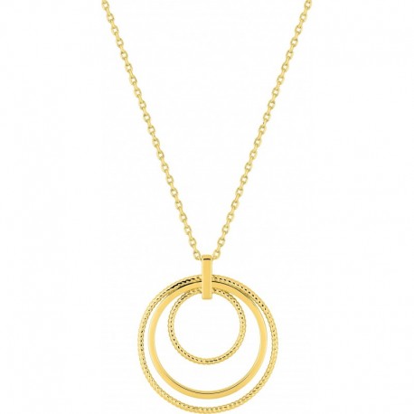COLLIER PLAQUE OR