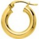 BOUCLES D'OREILLES PLAQUE OR