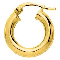 BOUCLES D'OREILLES PLAQUE OR
