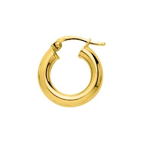 BOUCLES D'OREILLES PLAQUE OR