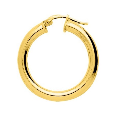 BOUCLES D'OREILLES PLAQUE OR
