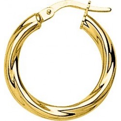 BOUCLES D'OREILLES PLAQUE OR