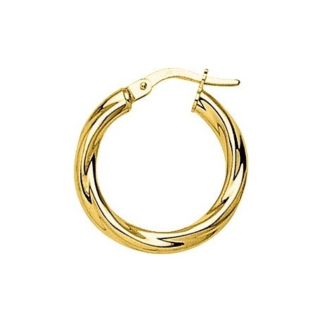 BOUCLES D'OREILLES PLAQUE OR