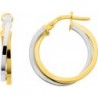 BOUCLES D'OREILLES PLAQUE OR