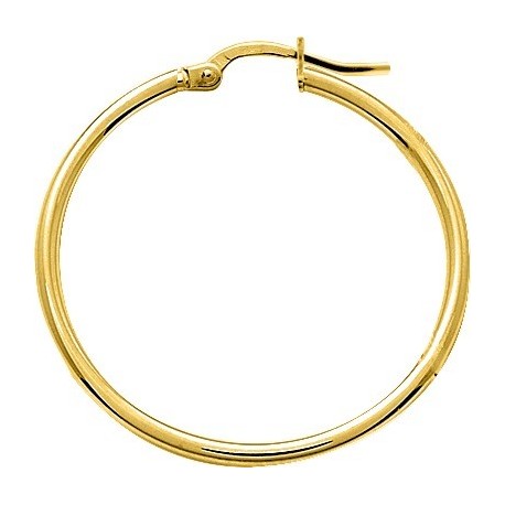 BOUCLES D'OREILLES PLAQUE OR