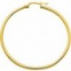 BOUCLES D'OREILLES PLAQUE OR