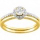BAGUE PLAQUE OR