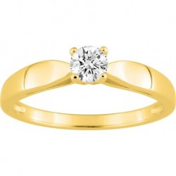 BAGUE PLAQUE OR