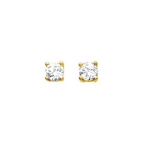 BOUCLES D'OREILLES PLAQUE OR