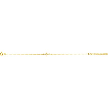 BRACELET PLAQUE OR